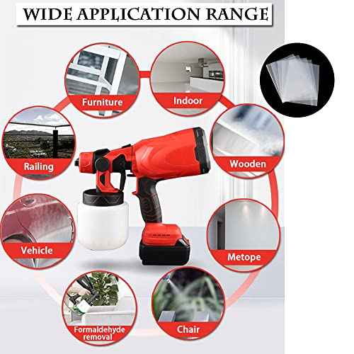 60 Pcs Paint Sprayer Cup Liners, Spray Gun Cup Canister Liners, Transparent Paint Sprayer Bags for Paint Sprayer Parts Accessories (7.87 * 11.8 inch)
