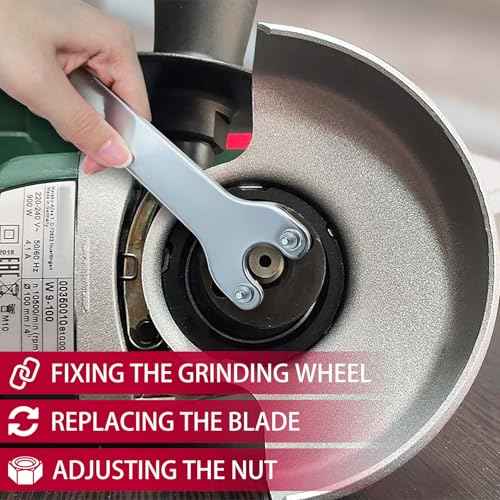 Upgraded Version 401680-00 Angle Grinder Spanner Wrench for Black and DeWalt Angle Grinder