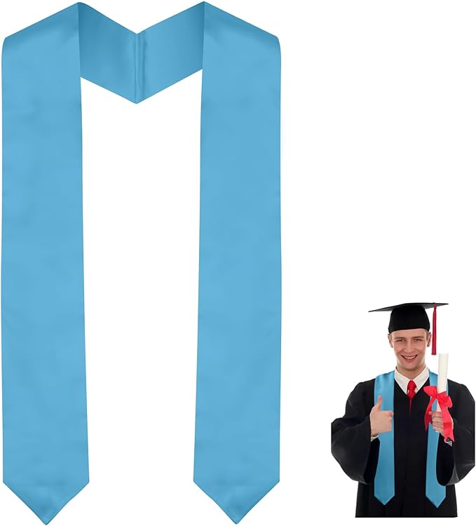 Graduation Stole Graduation Sash Unisex Adults Class of 70'' Stoles for Academic and Choral Ceremony