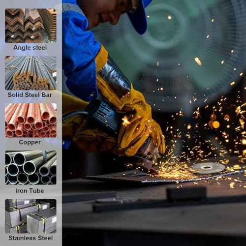 Yellow Paw 4-1/2" Metal Cut Off Wheels (Bulk 200 Pack) Perfect for Cutting Metal & Stainless Steel, Wood, and Plastic - Compatible with Any Angle Grinder - Ultra Thin 0.45" Thickness