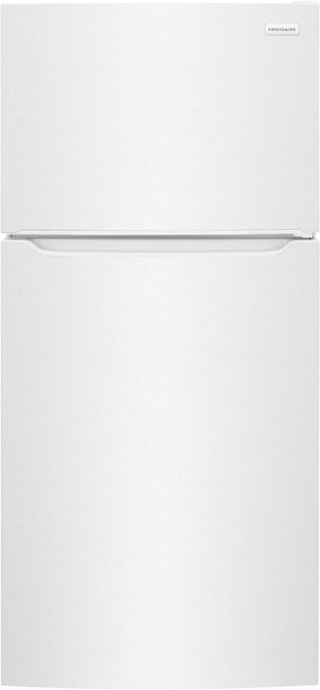 Frigidaire FFTR1814W 30 Inch Wide 18.3 Cu. Ft. Top Freezer Refrigerator with Crisper Bins and Ice Maker Ready - White