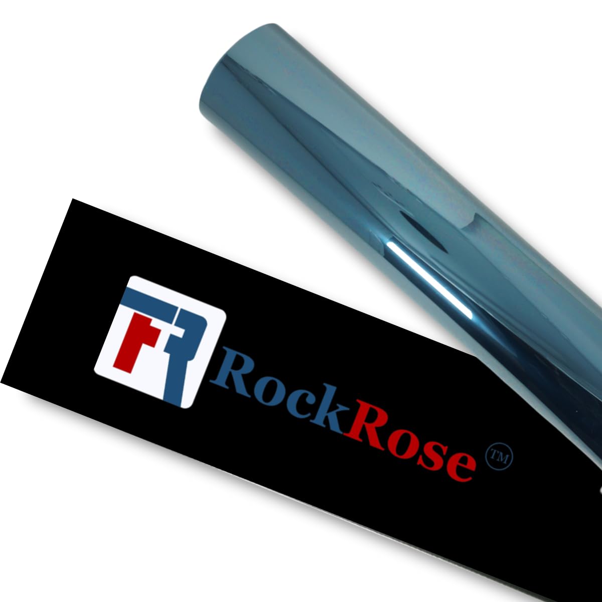 RockRose 75% Nano Ceramic Car Window Tint 20 in x 10FT 2PLY Privacy Film Heat Block, 99% UVR, and 85% IRR Block for Auto or Home Strong Adhesive, Easy Shrink, Plotter Friendly - Charcoal