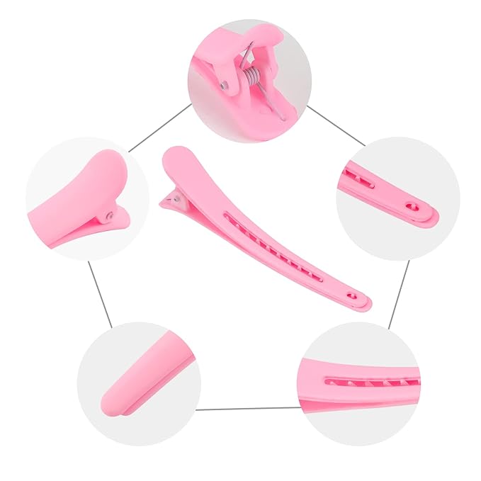 YISSION 12 PCS Hair Clips for Styling Sectioning, 3.1 Inch Matte No Crease Duck Billed Alligator Hair Clips, Hair Barrettes for Women Girls