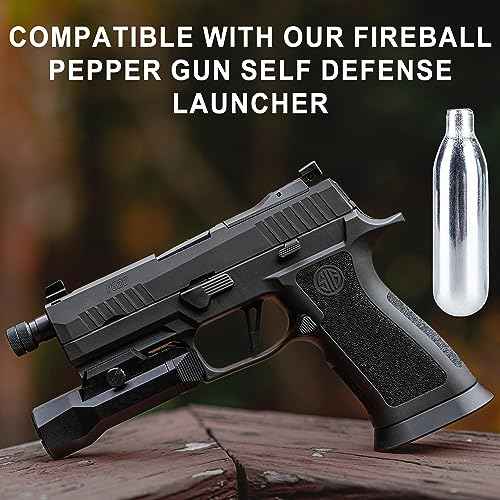 8 Gram/ 12 Gram/ 88 Gram CO2 Cartridges for Paintball - CO2 Cylinder CO2 Cartridges for Airsoft, Air Gun, Pepper Gun P2P HDP 50 Compact