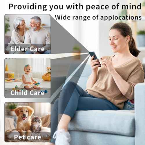 Mini Hidden Camera WiFi Wireless ? Indoor Security Camera with Motion Detection, Night Vision, App Control, SD Card Storage ? Compact Camera for Home, Office, Baby & Pet Monitoring (Wireless)