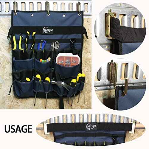 E Track Hanging Tool Organizer,Wall Hanging Tool Organizer,E Track Accessories for Flatbed Enclosed Trailers,Garages,Tool Room.2PACK