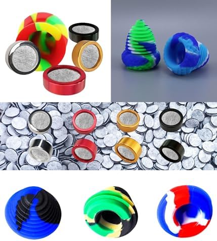 Reusable Metal Rings with 100 High - Performance Replacement Filters - Ideal for Universal Silicone Mouth Funnels, Ultra - Clean Filtration & Unbeatable Durability