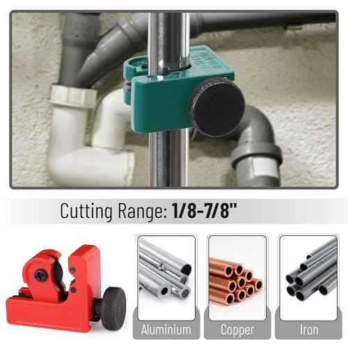 Bates- PEX Pipe Cutter, Cuts up to 1-1/4", Tube Cutter 1/8"-7/8", PTFE Seal Tapes, PEX Tools, Rubber Hose Cutter Tool, PEX Cutter Tool, PEX Cutters, Plastic Pipe Cutter, Pipe Cutters Plumbing