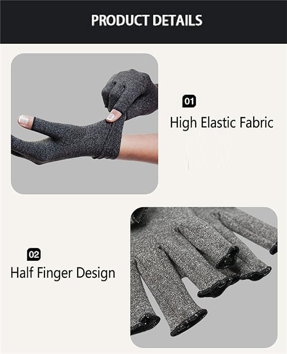 Premium Bamboo Gloves, Compression Bamboo Arthritis Gloves, Bamboo Compression Gloves for Women, Men