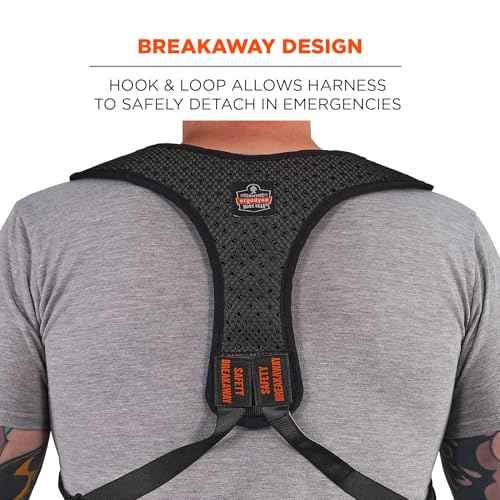 Ergodyne Squids 3142 Padded Shoulder Barcode Scanner Harness with Attachment Lanyard for Mobile Computers