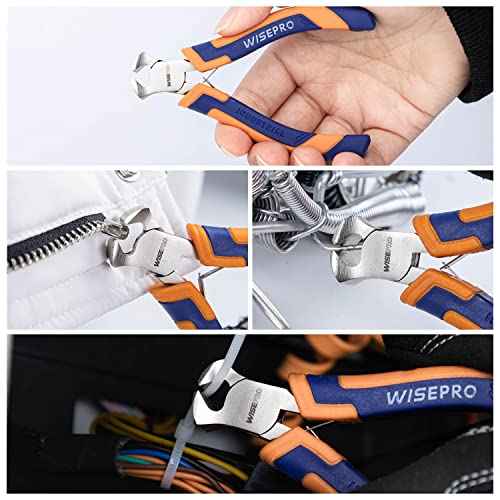 4.2 Inch Mini End Cutting Pliers, Precision End Nippers, Nail Puller Tool for Zipper Install Stops Repair
