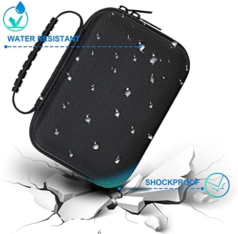 BOVKE Carrying Case for iHealth Track Smart Upper Arm Blood Pressure Monitor, iHealth Bluetooth Blood Pressure Machine Case, Black