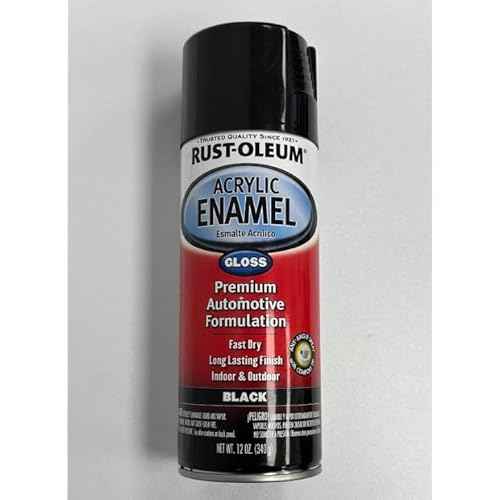 Rust-Oleum Automotive 248643 12-Ounce Acrylic Enamel Spray, Black Gloss