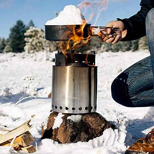 Solo Stove 2 Pot Set: Stainless Steel Companion Pot Set for Solo Stove Campfire. Great for Backpacking, Camping, Survival