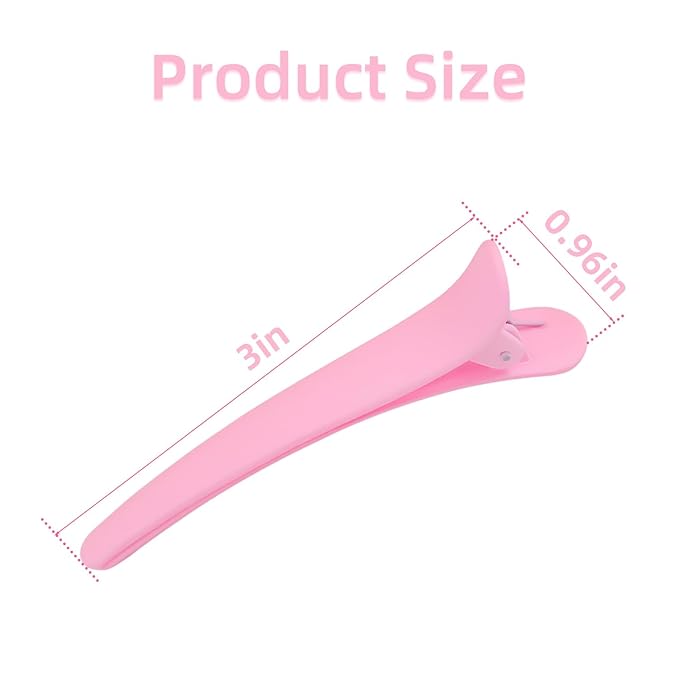 12 Pcs Hair Clips for Styling Sectioning Duckbill Hair Clips for Women Alligator Hair Clip Plastic Non-Slip Hair Barrettes Pins for Professional Salon 3 Inch Hair Accessories (3 Colors)