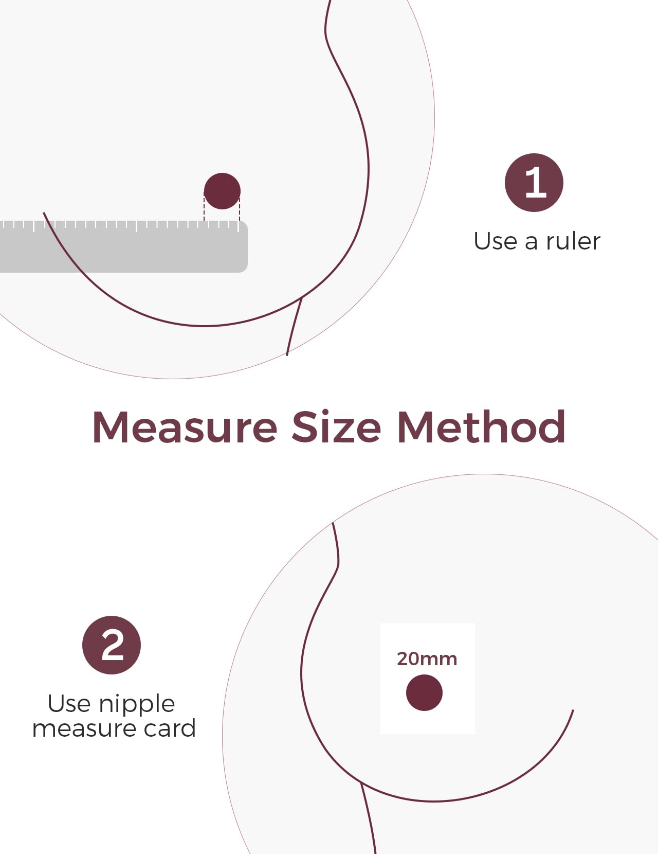 Momcozy M5| M6| M9 Original Replacement Accessories, Food-Grade Silicone & BPA Free, Original Breastfeeding Parts, Inserts 17mm, 4 Pack