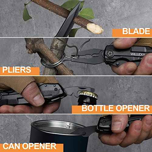 Gifts for Men,Multitool Pocket Knife with Blade,Stocking Stuffers for Men,Christmas Valentinens Day Fathers Day Birthday Gifts for Him Dad Husband,Camping,Emergency,Outdoor