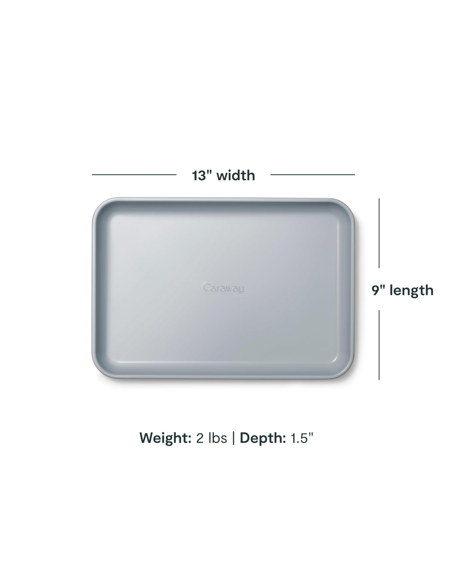Caraway Nonstick Ceramic Small Baking Sheet (9x13”) – Non-Toxic, PTFE & PFOA Free – Oven Safe – Aluminized Steel Core – Mini Sheet Pan for Baking, Roasting & More - Cream