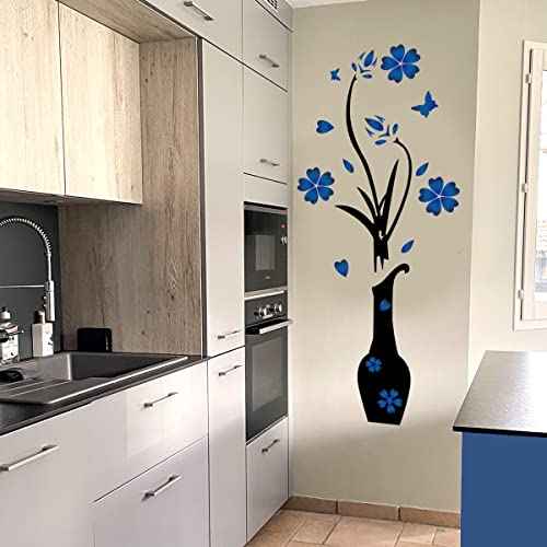 Kitchen Wall Decal Wall Arts Stickers Inspirational Wall Decals Quotes this Kitchen is Seasoned with Love Kitchen Wall Sign Home Decor Vinyl Wall Sticker for Kitchen Dining Room Home Restaurant Wall Decoration.