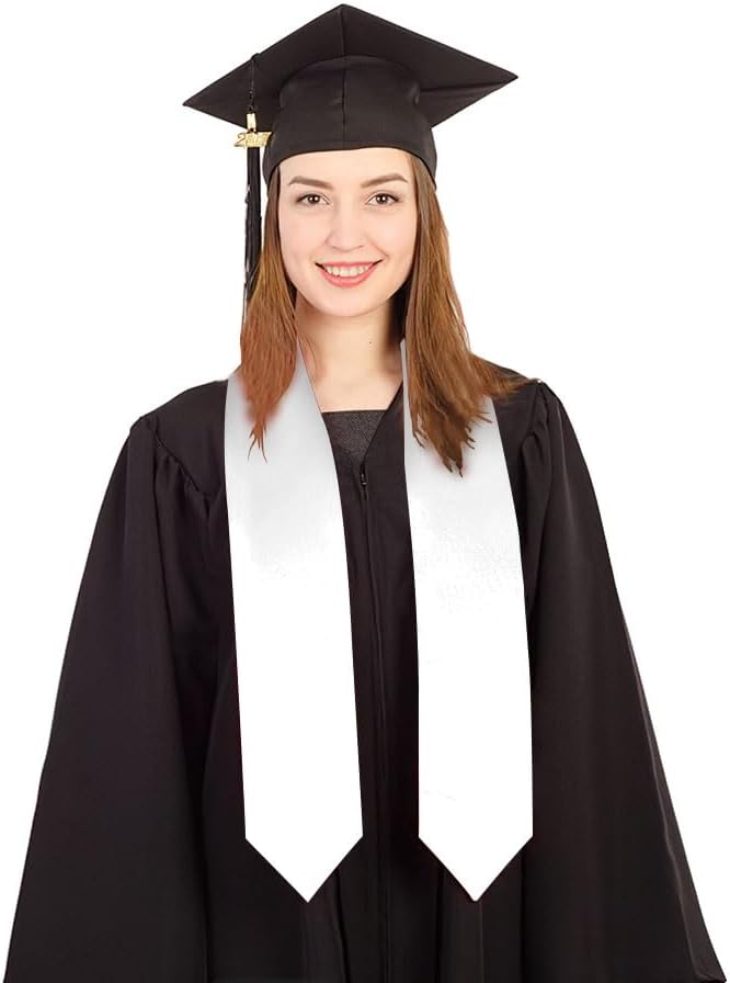 Graduation Stole Graduation Sash Unisex Adults Class of 70'' Stoles for Academic and Choral Ceremony