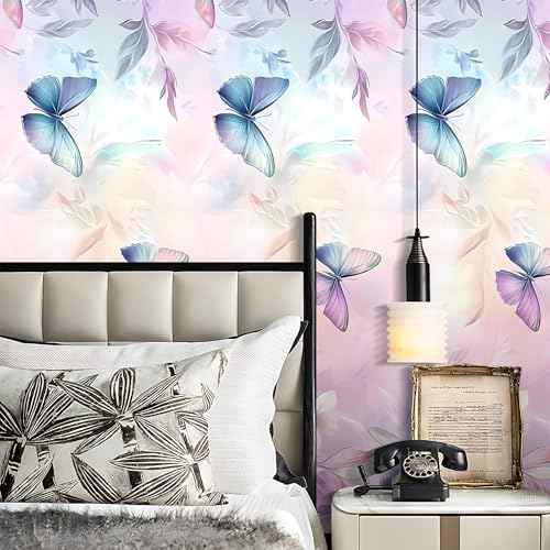 Wallpaper Peel and Stick Contact Paper Self Adhesive Wall Paper - Elegant Veined Design Wallpaper for Bedroom Bathroom