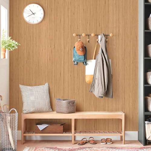 Brown Wood Grain Contact Paper 15.7¡Èx78.7¡È Wooden Peel and Stick Wallpaper Self-Adhesive Removable Waterproof Vinyl Film for Cabinets Countertops Furniture