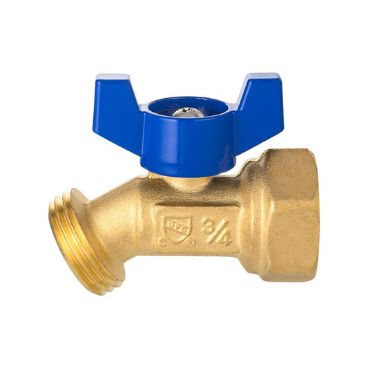 EFIELD (Pack of 30 1/4-Turn Outdoor Spigot, Sillcock Hose Bibb Valve 3/4" Female NPT Inlet ×3/4" Male GHT Threaded Garden Hose Outlet/Connector (30),(SILLCOCK042-30PCS)