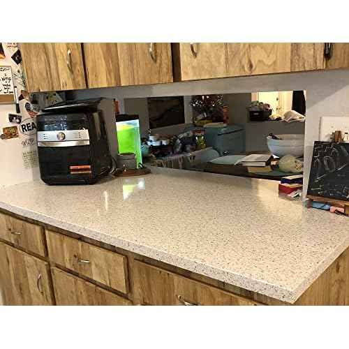 burgeliy Self Adhesive Film15.8¡¿80 Inches Vinyl Wrap Protector Auto Modification Film White wavepoint Shiny for Bathroom£¬Kitchen Countertops Table Desk Furniture Peel and Stick Waterproof Wallpaper