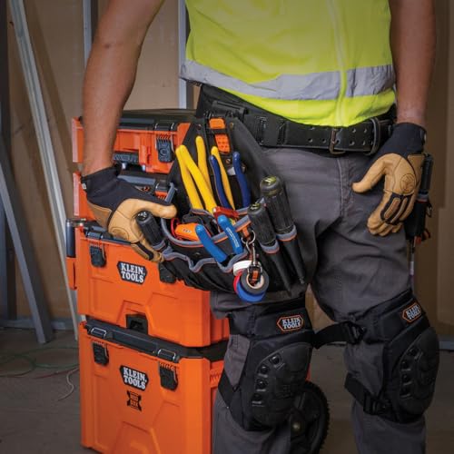 Klein Tools MODbox Tool Pouch, Electrician Bag, Quickly Attach and Release from Tool Belts and MODBox Rail System
