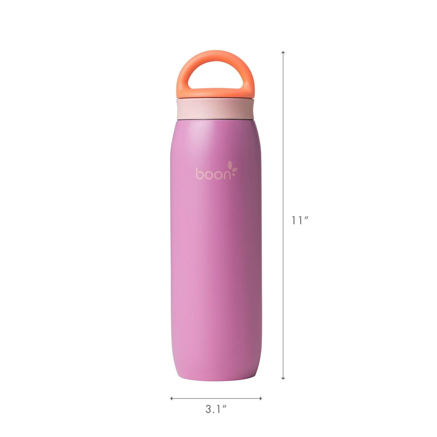 Boon Frosh Portable Breast Milk Chiller - Stainless Steel Cooler and Storage Container - Purple - Keeps Milk Cold for up to 17 Hours