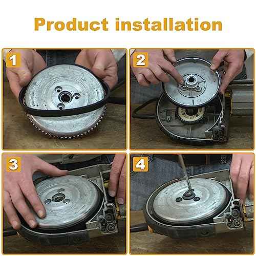 2 Pack 650721-00 Bandsaw Rubber Tires Replacement for Dewalt Bandsaw DWM120 A02807 DW328K 3129K 725 726 736 7724 9725 D28770 D28770K DCS374 Wheel Rubber