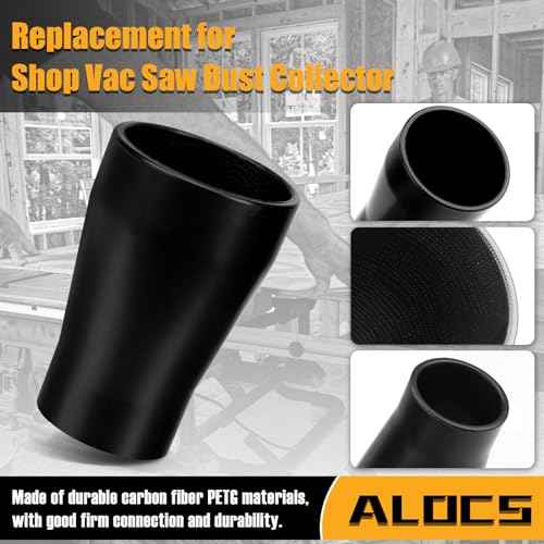 Table Saw Vacuum Adapter for Dewalt DWE7491RS - Dewalt Dust Collector Adapter Suitable for Connecting 2 1/2 "Table Saw Outlet Connected to 1 7/8" Shop Vac Hose