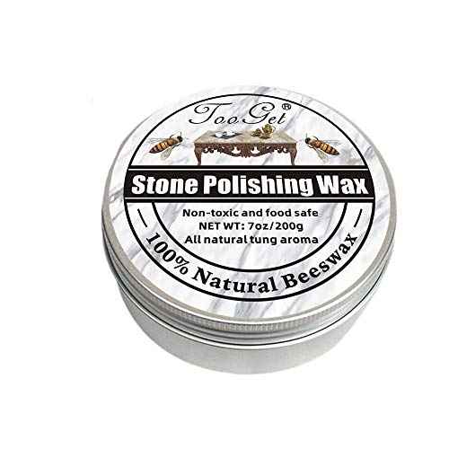 TooGet Stone Seasoning Beeswax Furniture Polish & Restoration Care Beeswax, Suit for Marble Furniture, Ceramic Tiles, Stone Floor, Walls, Polish Protection - 7OZ