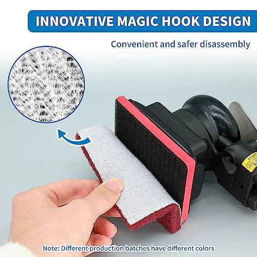 Hand Pads 7447 Industrial Scuff Pad Automotive Reusable Household Abrasive Hand Pads Heavy Duty Scrub Pad Scuffing Scouring Sanding Surface Preparation of Woodworking 4¡¯¡¯x3¡¯¡¯