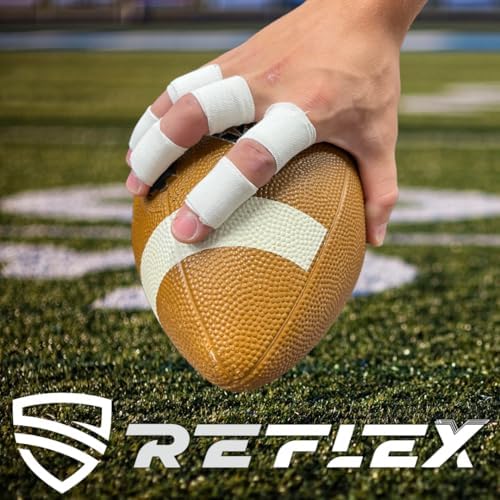 Shield Cleat Spatting Tape | Stretch Athletic Tape, Ankle Tape, Tear by Hand, Made in USA, Thin, Flexible, Elastic Sports, Spatting, Football, 6 Pack