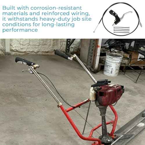 For Concrete Wet Screed Throttle Cable Assy Kit Throttle Control Lever Magic Screed Throttle Cable Handle - for HD7070