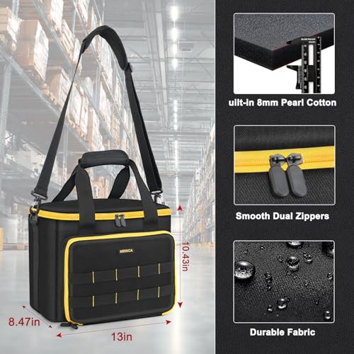 Tool Bag Compatible with DEWALT DCS565B/DCS391B, Makita XSS02Z, Milwaukee M18 Saw - Tool Storage Case with Battery Compartment & Blade Organizer, Heavy Duty Portable Design (Case Only)