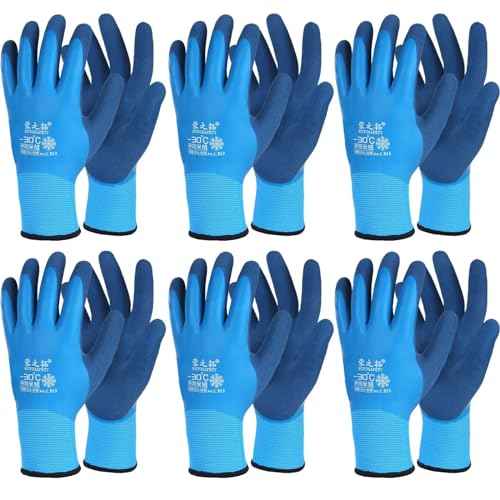 Waterproof Winter Work Gloves for Men Thermal Insulated Gloves Warm Freezer Working Gloves for Cold Weather