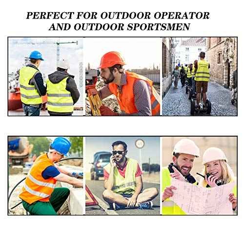 10 Pack Mount Marter Safety Reflective Vest for Outdoor Operator and Sportsmen