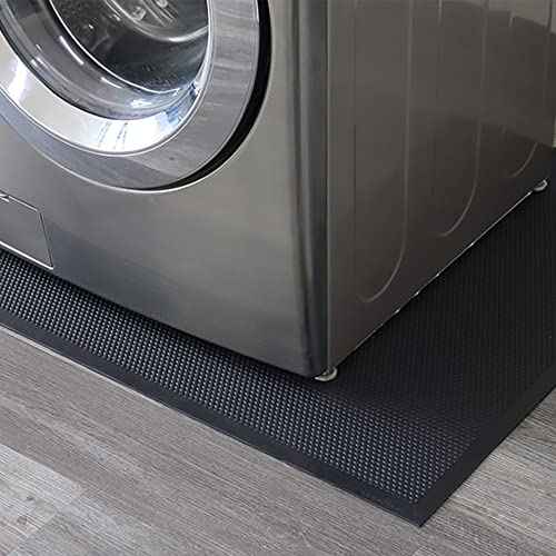 Rubber-Cal Rubber Washer and Dryer Mat - 5mm x 35" x 31"
