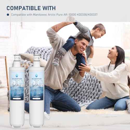 K00338/K00337 Arctic Pure Water Filter Replacement Compatible with Manitowoc Arctic Pure K00338 K00337 AR-10000 (2 Pack)