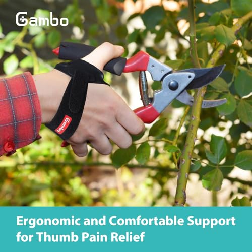 Gambo Thumb Brace, CMC Thumb Brace for Osteoarthritis Joint Pain - CMC Joint Arthritis Stabilizer for Women and Men with Enhanced Comfort (Small, Right Hand)