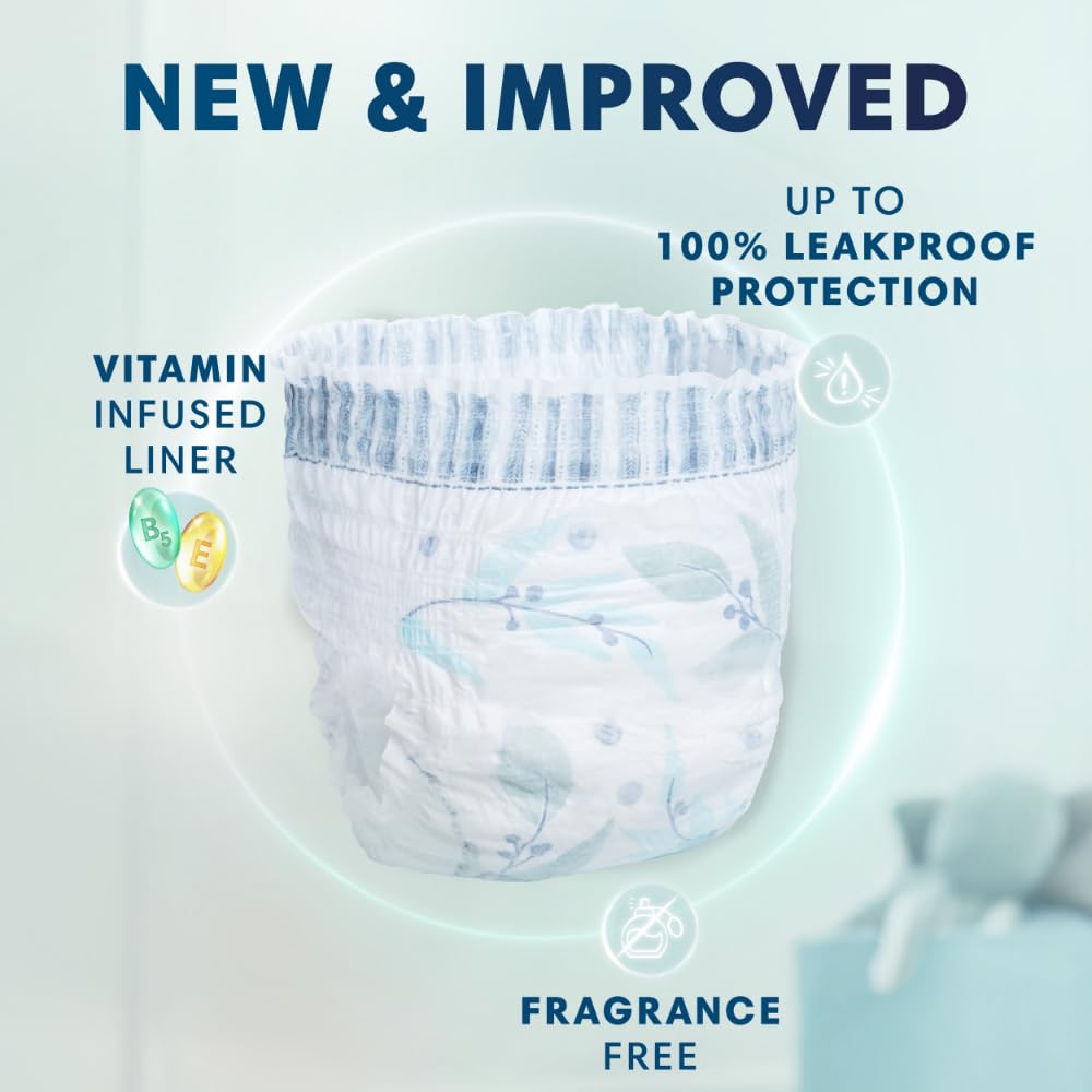 Pampers Pure Protection Training Underwear, Unisex, Size 2T3T, 100 Count, Premium, Hypoallergenic, Soft, Absorbent
