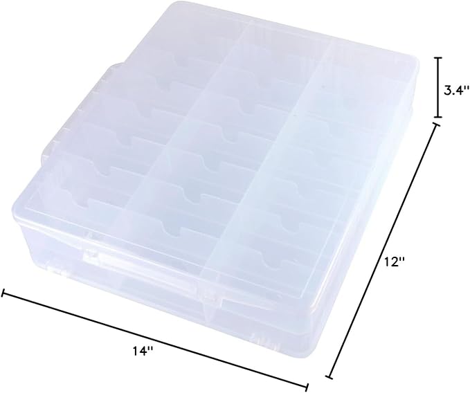 Kissbuty Universal Nail Polish Holder Organizer for 48 Bottles Adjustable Dividers Space Saver