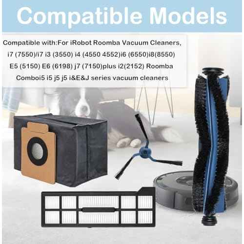 22 Pack X10 Pro Omni Replacement Accessories for Eufy X10 Pro Omni Robot Vacuum Cleaner, 2 Main Roller Brush, 6 Dust Bags 4 Side Brushes 4 Filters 4 Mop Pads 1 Screwdriver 1 Clean too