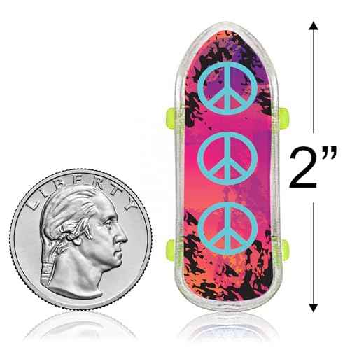 ArtCreativity Mini Finger Skateboards for Kids (Bulk Pack of 144) Durable Finger Boards in Assorted Designs, 2 Inch Fingerboard Skateboard Party Favors, Goody Bag Fillers