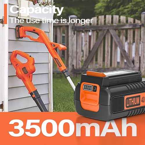 40V Replacement for Black and Decker 40V Lithium Battery LBX2040 LBX2540 LBXR36 LBXR2036 LBX1540 LST136 LST540 with LCS40 LCS36 Black and Decker 3.5Ah Battery Charger