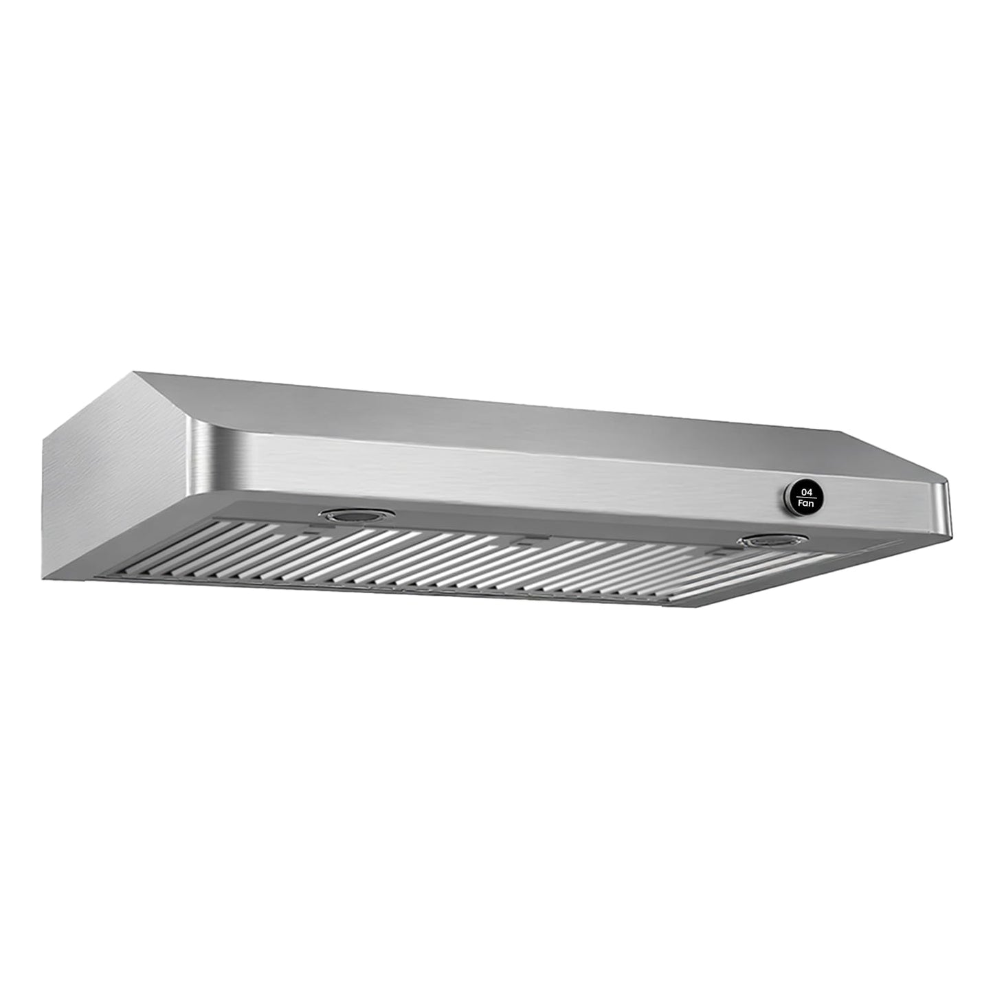 JOCO 36 Inch Under Cabinet Range Hood, 900 CFM Stainless Steel Kitchen Vent Hood, 4-Speed Knob Control C01-36K