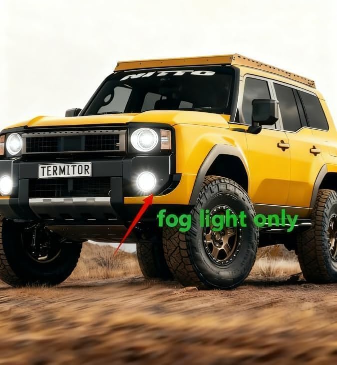 Termitor Latest H4/9003/HB2 Bulbs, 50,000LM Brightness Hi/Low Beam, 6500K Cool White, 1:1 Halogen Size Automotive Replacement H4 9003 Fog Lights, Plug-N-Play, IP68 Waterproof, Pack of 2