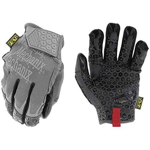 Mechanix Wear: Box Cutter Work Gloves - Cut Resistant Thumb Protects Against Common Injuries, Padlock Grip Palm Reduces Hand Fatigue, Touch Capable (Medium)